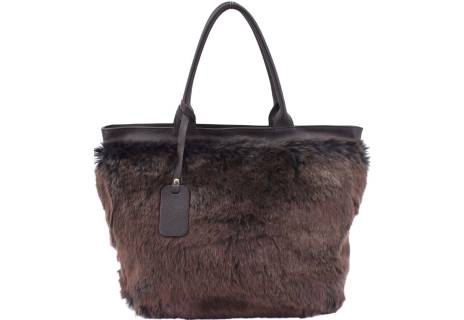 Luxusní dámská kožená kabelka Shopper