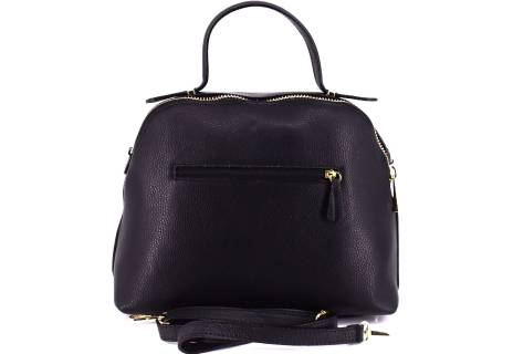 Luxusní dámská kožená kabelka Shopper (zebra)- černá/bílá