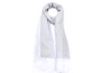 Moderní šátek - bílá/světle šedá