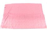 Moderní dámský šátek s potiskem - růžová/pudrová
