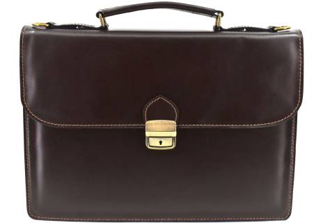 Kožená aktovka Arteddy - 1 komorová