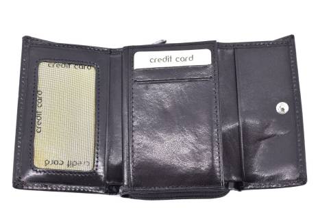 Dámská kožená peněženka Arteddy -černá