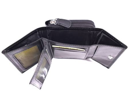 Dámská kožená peněženka Arteddy -černá