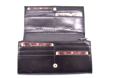 Dámská kožená peněženka Every - černá