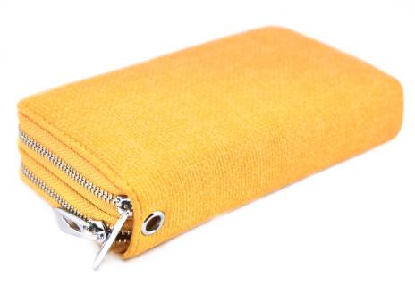 Velká peněženka  pouzdrového typu - žlutá