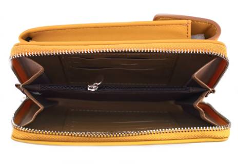 Dámská peněženka na mobil Arteddy hořčicová