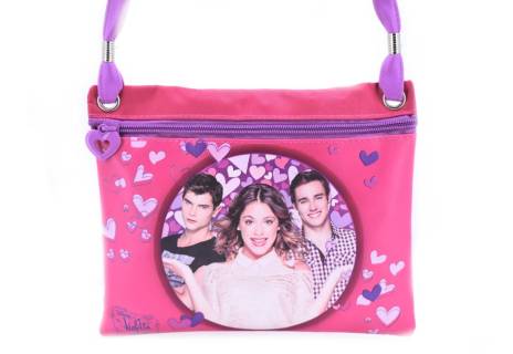 Kabelka crossbody Disney Violetta - růžová