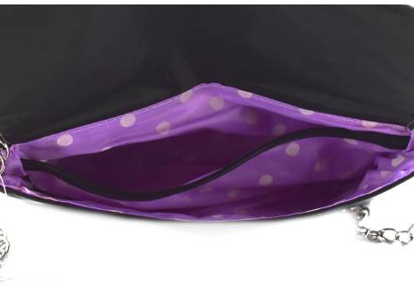 Dívčí kabelka Disney - černá/fialová