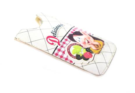 Pouzdro na telefon Cucciolo - krémová