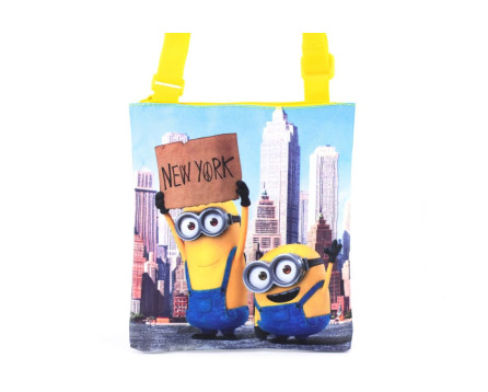 Taška crossbody Minions modrá