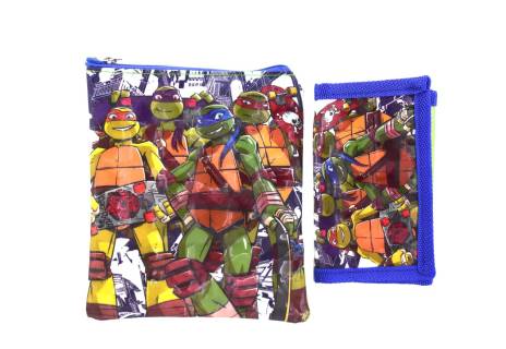 Turtles  - Set (taška, peněženka)