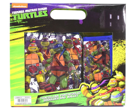 Turtles - Set (taška, peněženka)