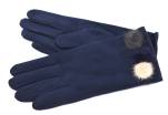 Dámské zateplené rukavice-  tmavě modrá
