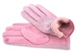 Dámské zateplené rukavice  - růžová/pudrová
