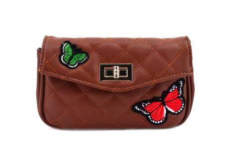 Dívčí prošívaná  kabelka a ledvinka v jednom