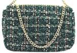 Moderní dámská kabelka crossbody- zelená
