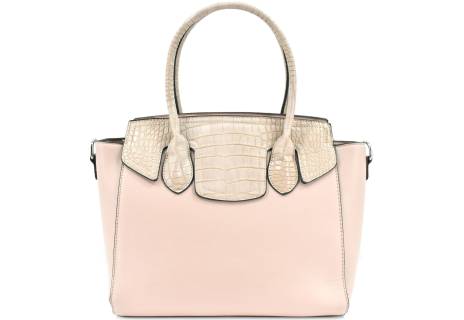 Moderní dámská kabelka shopper - béžová