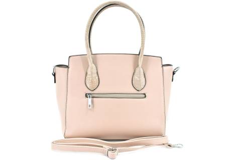 Moderní dámská kabelka shopper - béžová