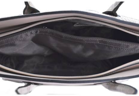 Moderní dámská kabelka shopper - béžová