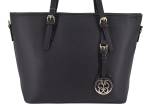 Moderní dámská kabelka shopper - černá
