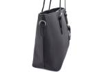 Moderní dámská kabelka shopper - černá