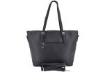 Moderní dámská kabelka shopper - černá