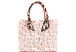 Moderní dámská kabelka shopper - oranžová