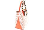 Moderní dámská kabelka shopper - oranžová