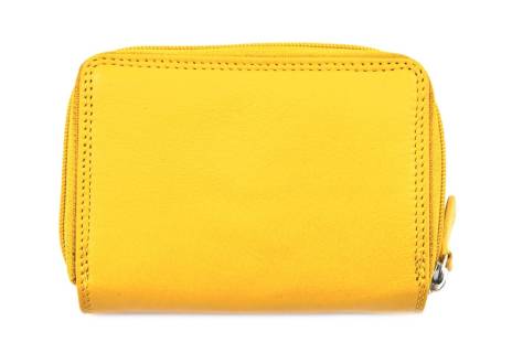 Dámská kožená peněženka z pravé kůže Covero EC - žlutá
