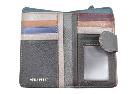 Dámská kožená peněženka z pravé kůže - vícebarevná