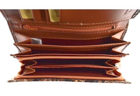 Luxusní dámská kožená peněženka z pravé kůže Arteddy