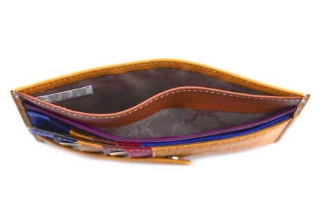 Dámská/pánská kožená  dokladovka  k uložení kreditních karet a dokladů