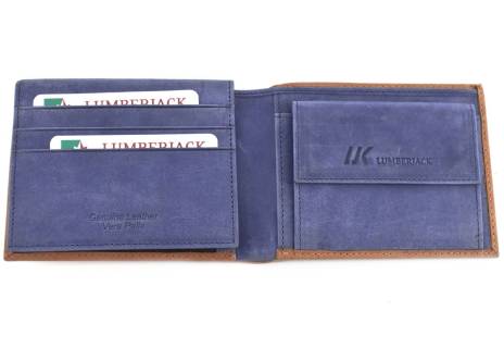 Pánská kožená peněženka z pravé kůže LumberJack