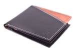 Pánská kožená peněženka z pravé kůže - tmavě hnědá