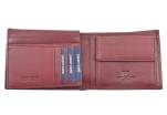 Pánská kožená peněženka z pravé kůže EC Coveri- hnědovínová