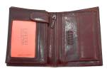 Pánská kožená peněženka z pravé kůže Coveri Collection - tmavě hnědá
