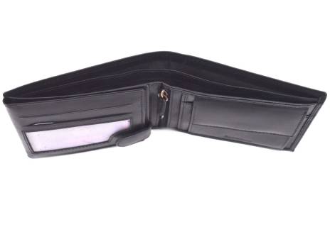 Pánská kožená peněženka z pravé kůže na šířku se zápinkou Gino Valentini