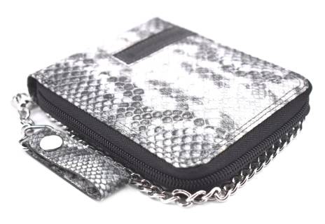 Pánská moderní kožená peněženka z pravé kůže B.Cavalli - čenobílá