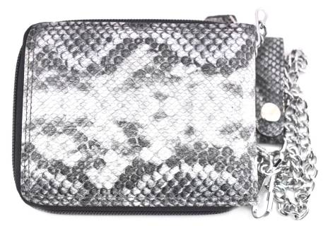 Pánská moderní kožená peněženka z pravé kůže B.Cavalli - čenobílá