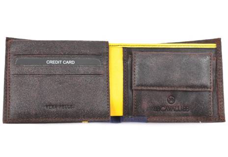 Pánská moderní kožená peněženka z pravé kůže B.Cavalli