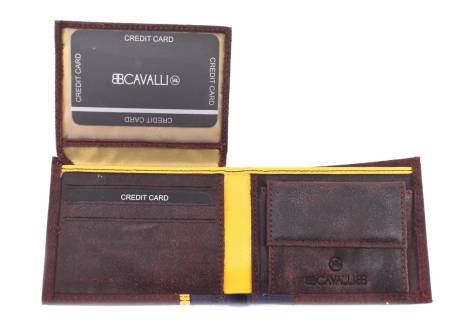 Pánská moderní kožená peněženka z pravé kůže B.Cavalli