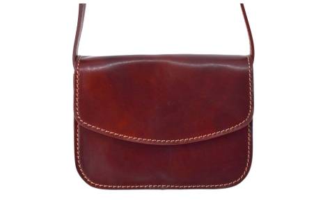 Dámská malá kožená kabelka crossbody (lovecká)  Arteddy