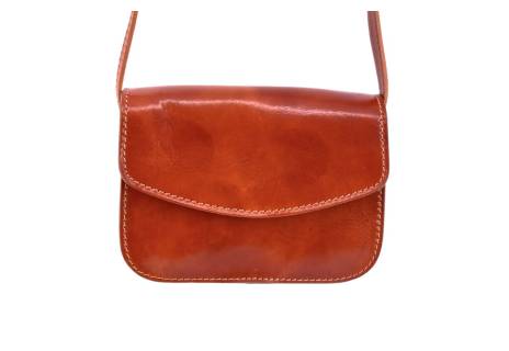Dámská malá kožená kabelka crossbody (lovecká)  Arteddy