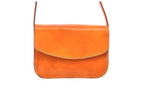 Dámská malá kožená kabelka crossbody (lovecká)  Arteddy