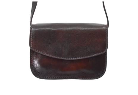 Dámská malá kožená kabelka crossbody (lovecká)  Arteddy