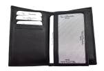 Pánská kožená peněženka z pravé kůže na výšku Renato Balestra - černá