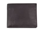 Pánská kožená peněženka z pravé kůže na šířku Renato Balestra - tmavě hnědá