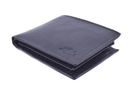 Pánská kožená peněženka z pravé kůže na šířku Charro - tmavě modrá