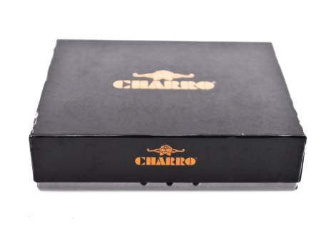 Pánská kožená peněženka z pravé kůže na šířku Charro - tmavě modrá