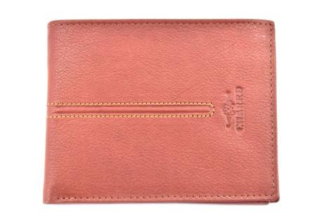 Pánská kožená peněženka z pravé kůže na šířku Charro - světle hnědá